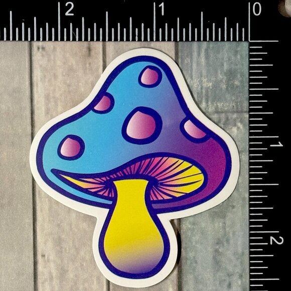 🌀10/$10🌀 Magic Mushroom Waterproof Sticker Decal - Picture 1 of 1